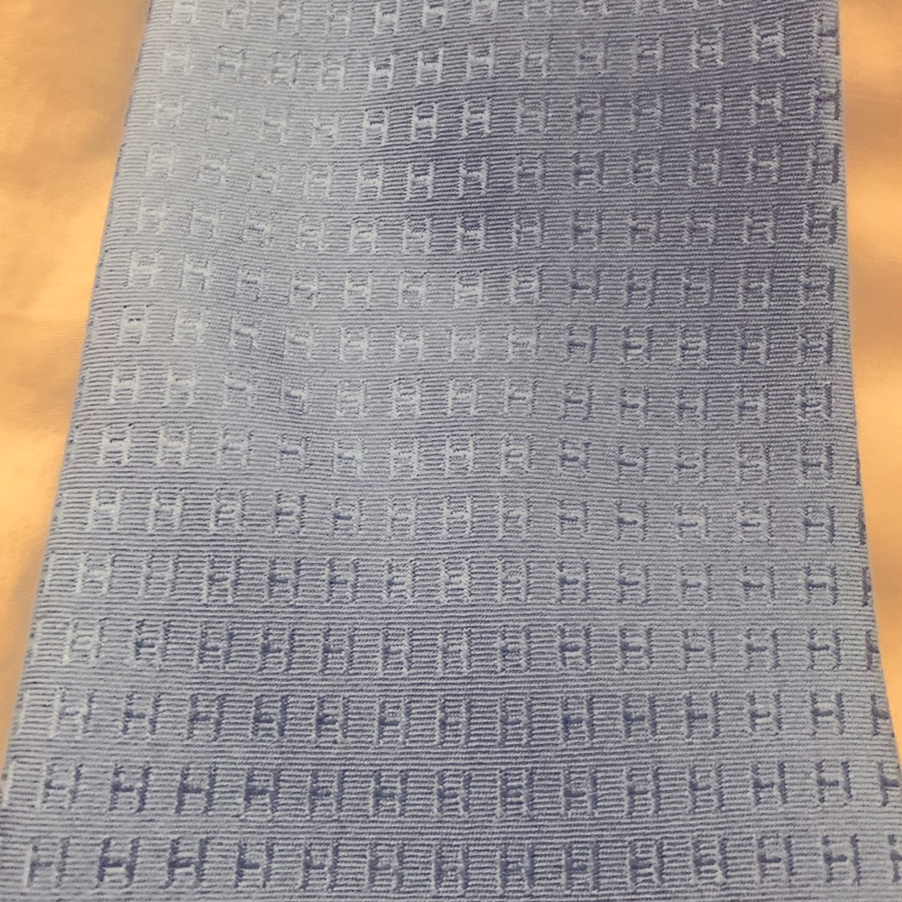 Hermès Mens Tie New Blue Stylish